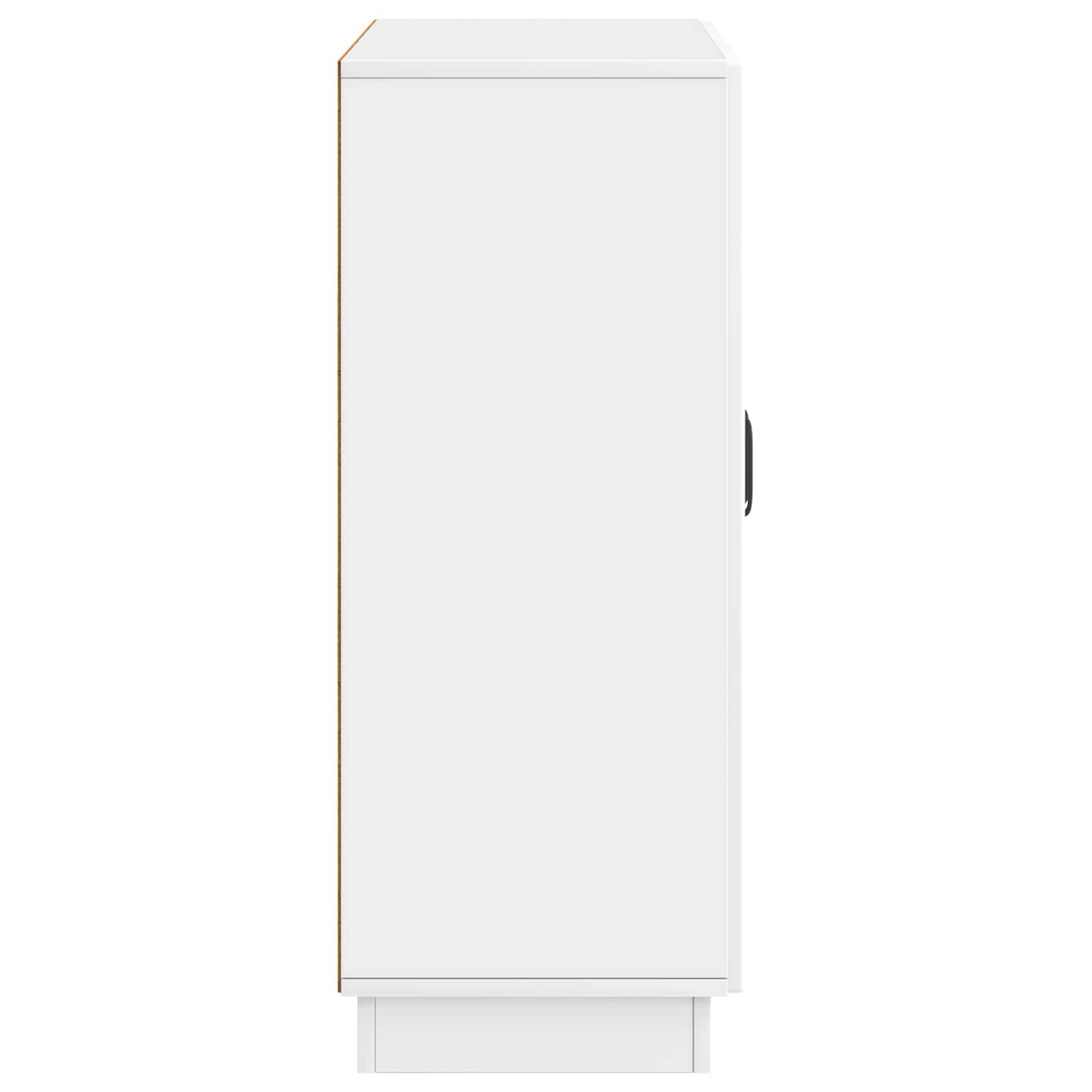 Sideboard High Gloss White 66 x 34.5 x 87 cm Engineered Wood