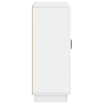 Sideboard High Gloss White 66 x 34.5 x 87 cm Engineered Wood