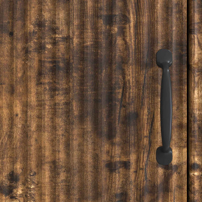Sideboard Smoked Oak 66 x 34.5 x 87 cm Engineered Wood