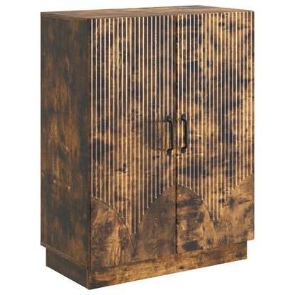 Sideboard Smoked Oak 66 x 34.5 x 87 cm Engineered Wood