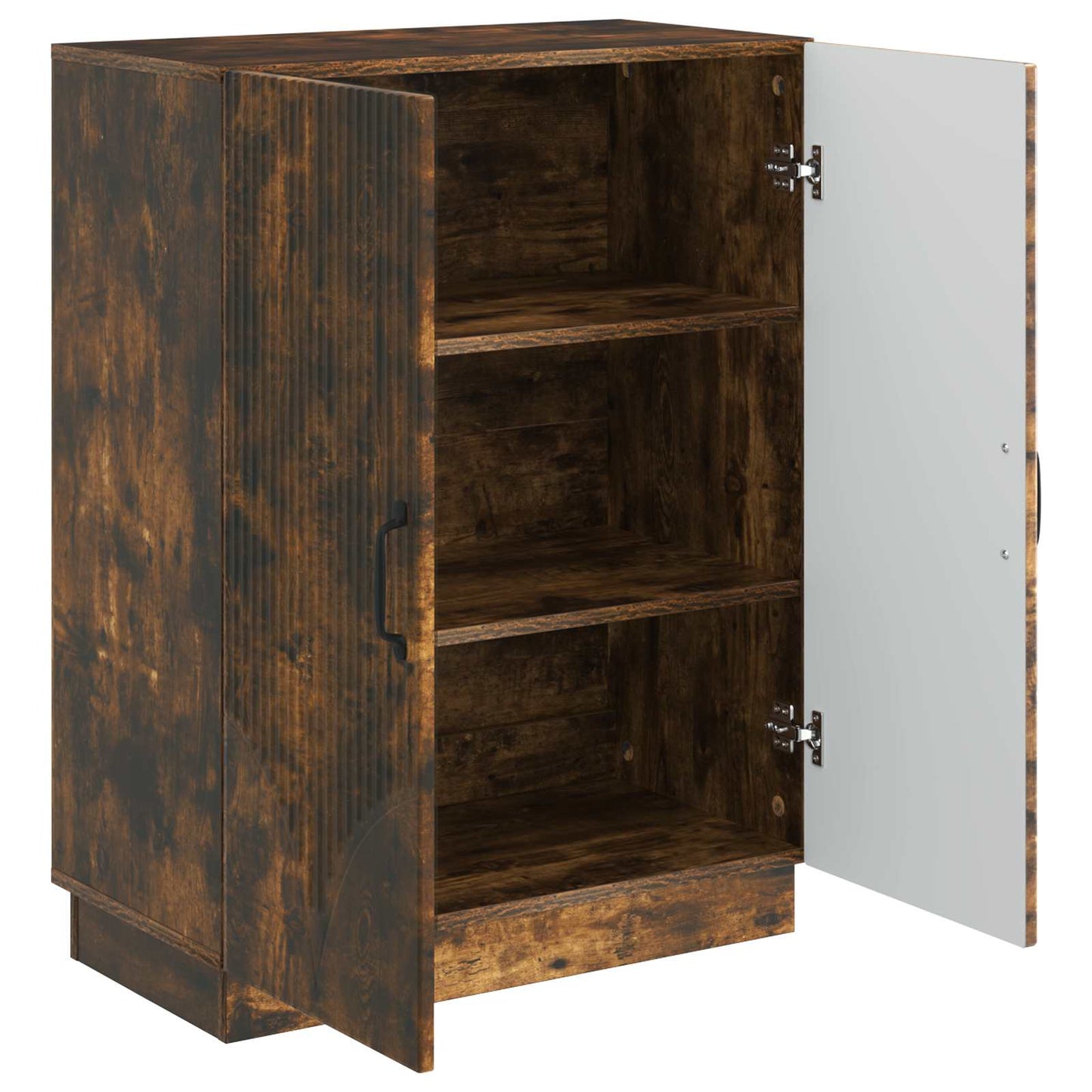 Sideboard Smoked Oak 66 x 34.5 x 87 cm Engineered Wood