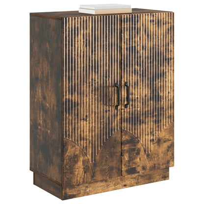 Sideboard Smoked Oak 66 x 34.5 x 87 cm Engineered Wood