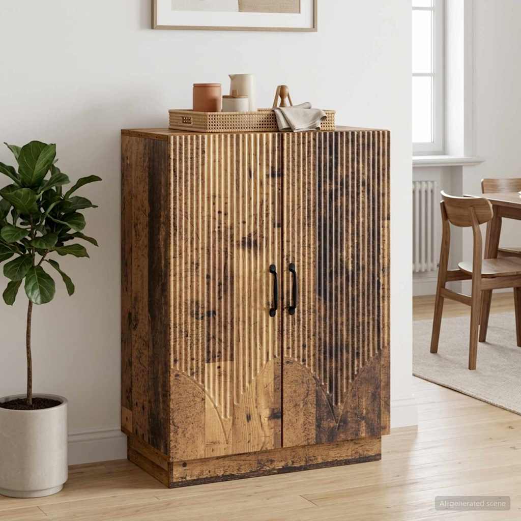 Sideboard Old Wood 66 x 34.5 x 87 cm Engineered Wood