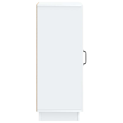Sideboard White 33 x 34.5 x 87 cm Engineered Wood