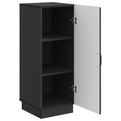 Sideboard Black 33 x 34.5 x 87 cm Engineered Wood