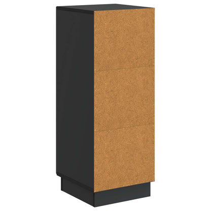 Sideboard Black 33 x 34.5 x 87 cm Engineered Wood