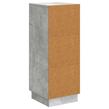 Sideboard Concrete Grey 33 x 34.5 x 87 cm Engineered Wood