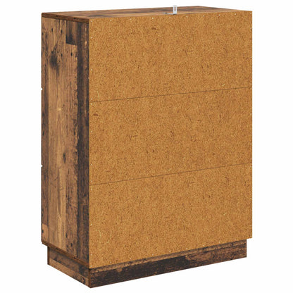 Drawer Cabinet Old Wood 66 x 34.5 x 87 cm Engineered Wood