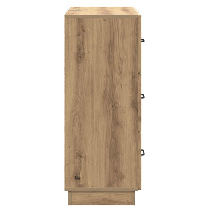 Drawer Cabinet 66 x 34.5 x 87 cm Engineered Wood Artisan Oak