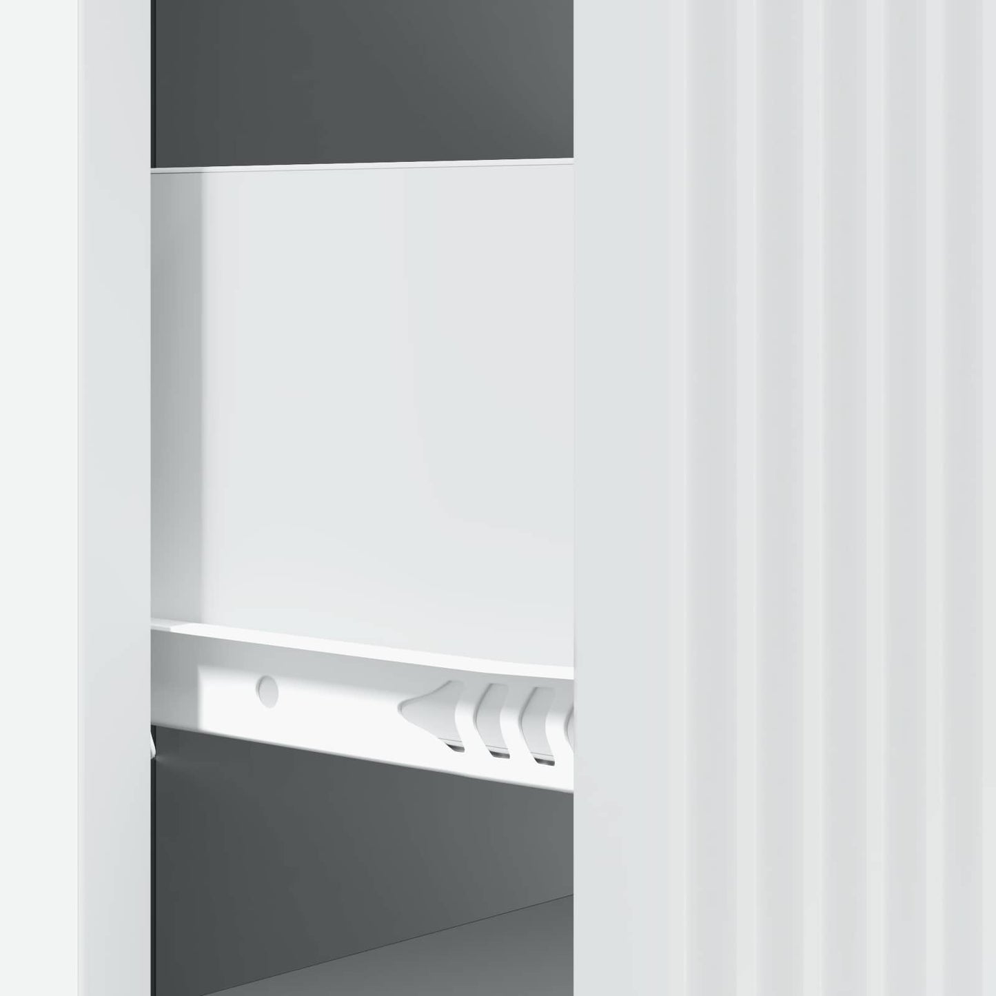 Drawer Cabinet White 33 x 34.5 x 87 cm Engineered Wood