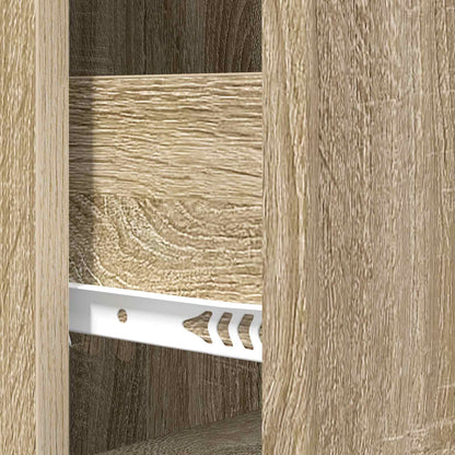 Drawer Cabinet 33 x 34.5 x 87 cm Engineered Wood Sonoma Oak