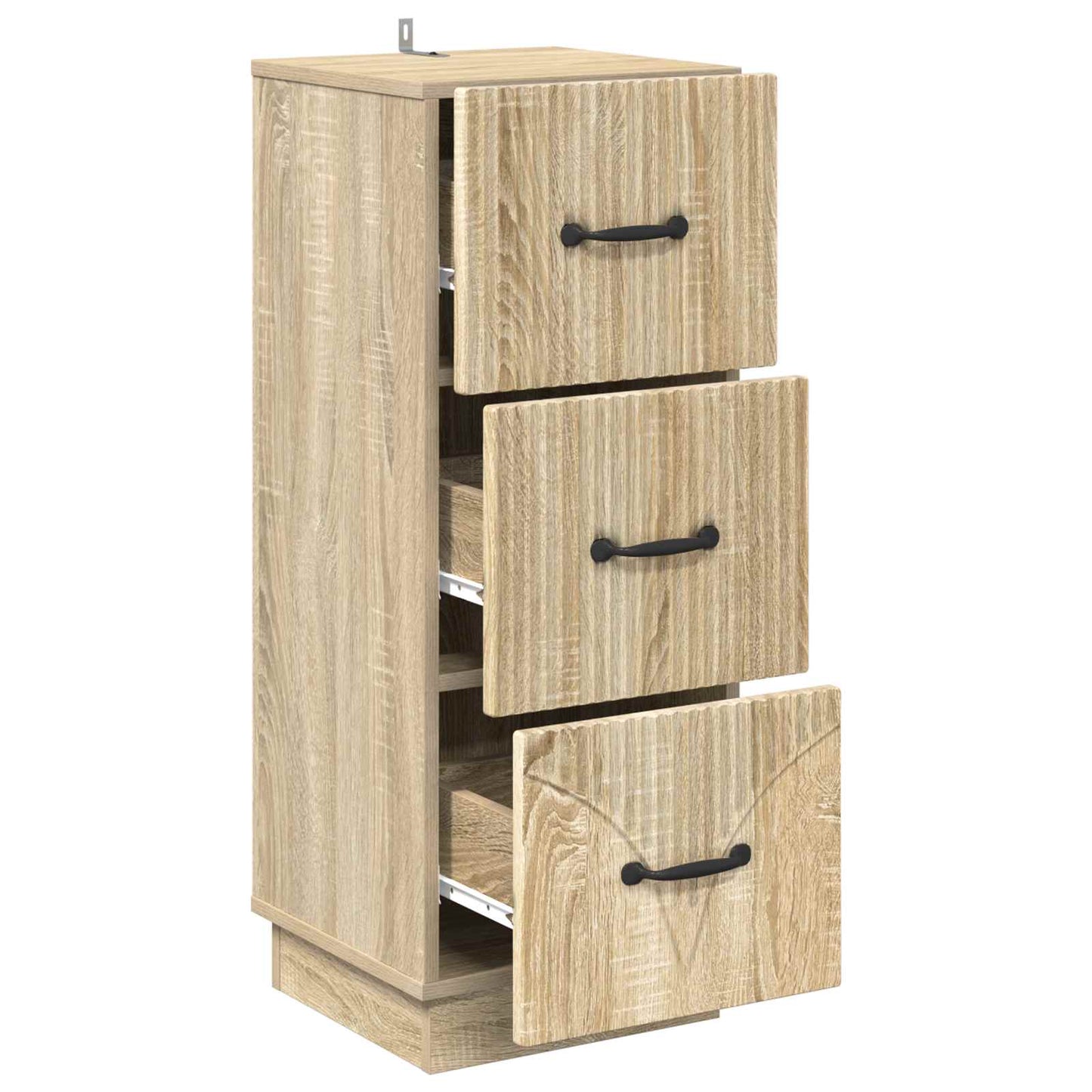 Drawer Cabinet 33 x 34.5 x 87 cm Engineered Wood Sonoma Oak