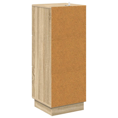 Drawer Cabinet 33 x 34.5 x 87 cm Engineered Wood Sonoma Oak