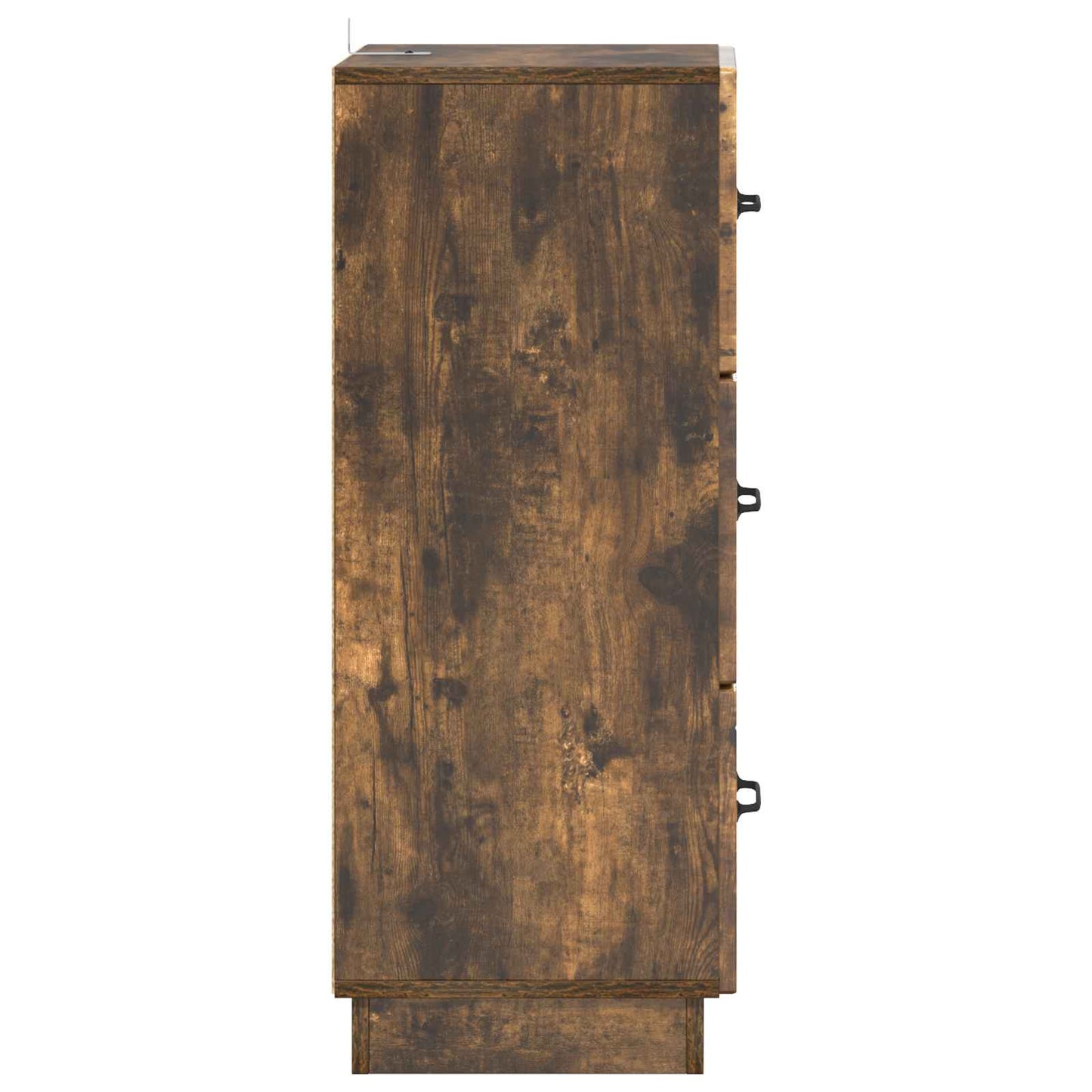 Drawer Cabinet Smoked Oak 33 x 34.5 x 87 cm Engineered Wood