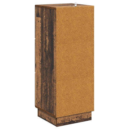 Drawer Cabinet 33 x 34.5 x 87 cm Engineered Wood Old Wood