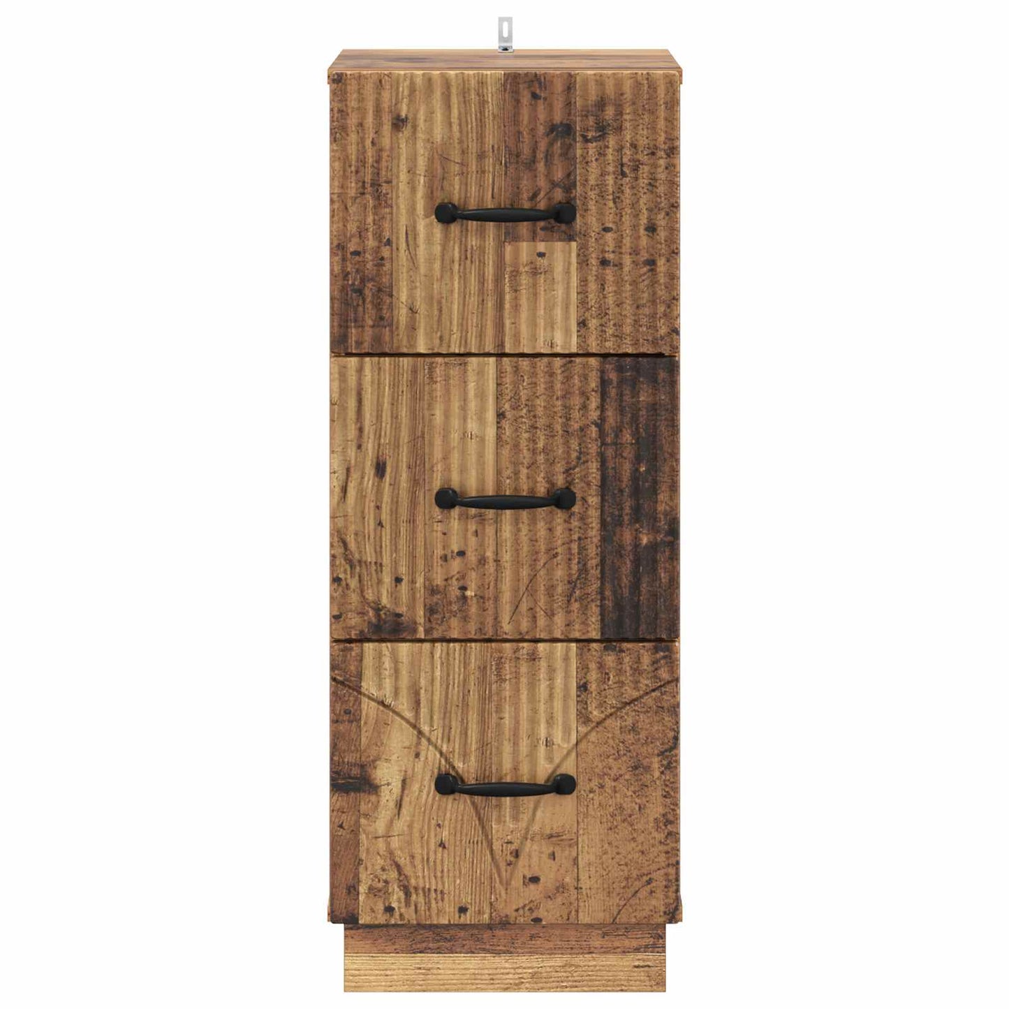 Drawer Cabinet 33 x 34.5 x 87 cm Engineered Wood Old Wood
