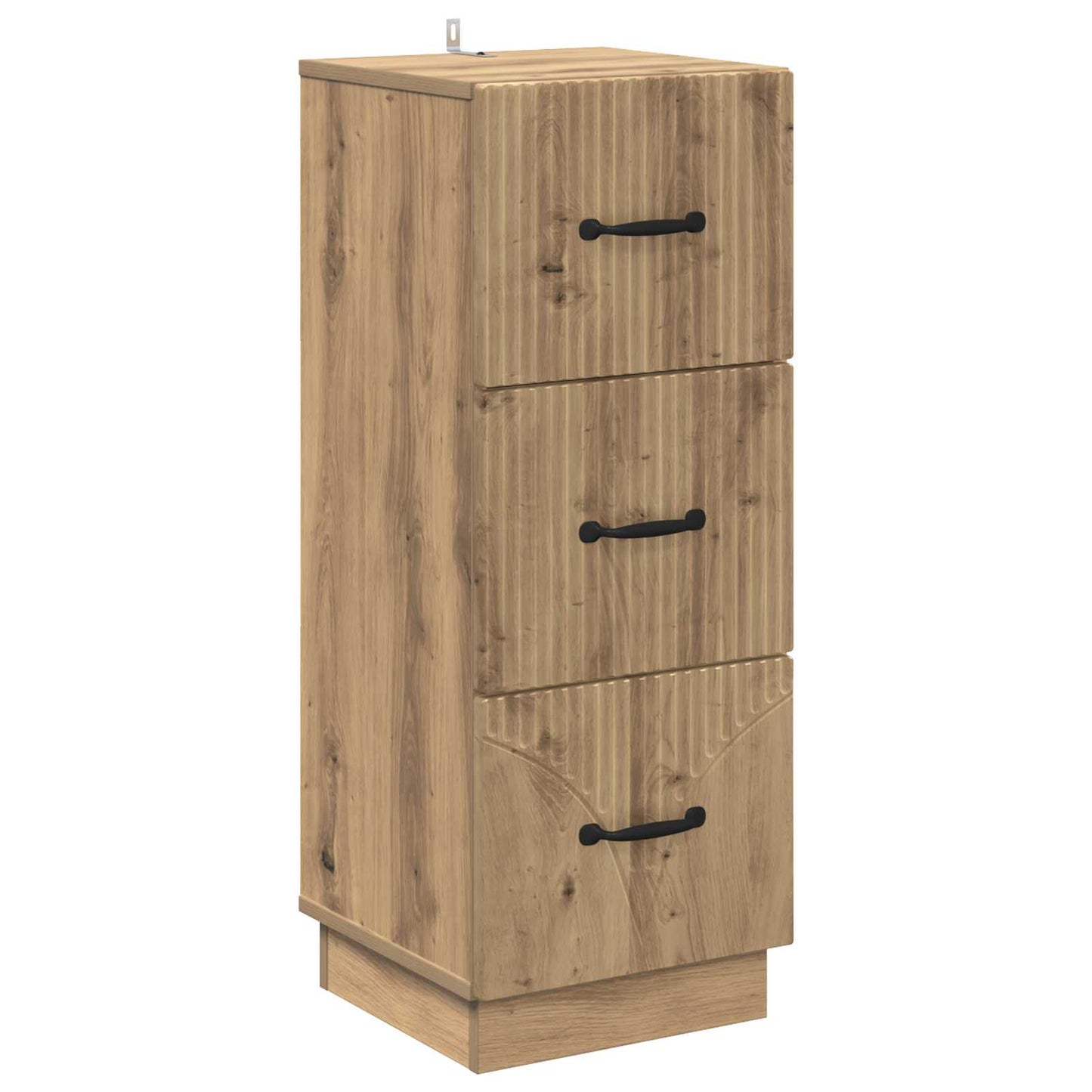 Drawer Cabinet 33 x 34.5 x 87 cm Engineered Wood Artisan Oak