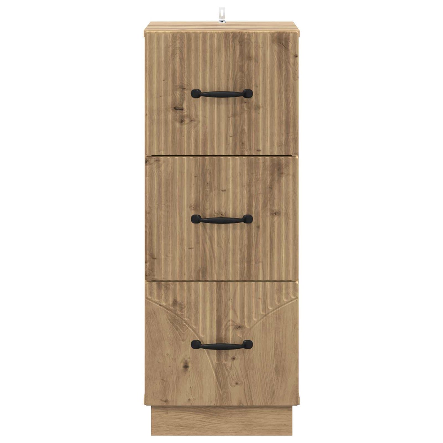 Drawer Cabinet 33 x 34.5 x 87 cm Engineered Wood Artisan Oak