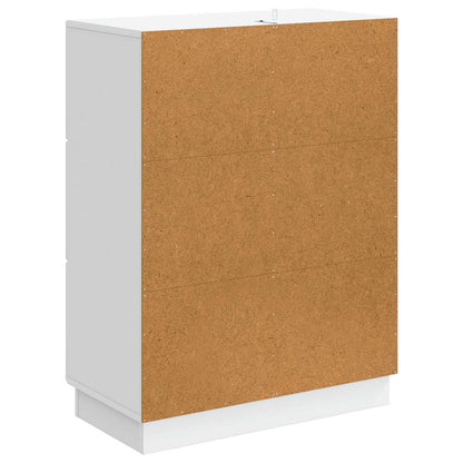 Sideboard with Drawer White 66 x 34.5 x 87 cm Engineered Wood