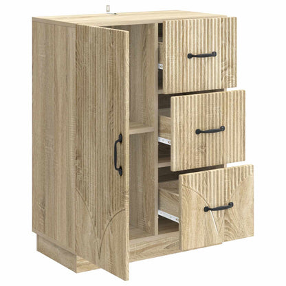 Sideboard Sonoma Oak 66 x 34.5 x 87 cm Engineered Wood