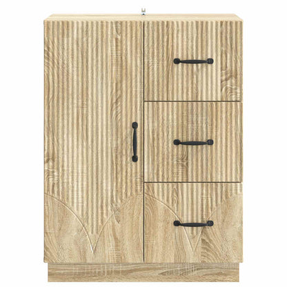 Sideboard Sonoma Oak 66 x 34.5 x 87 cm Engineered Wood