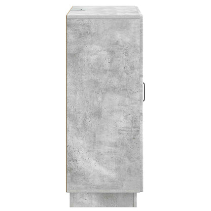 Sideboard Concrete Grey 66 x 34.5 x 87 cm Engineered Wood