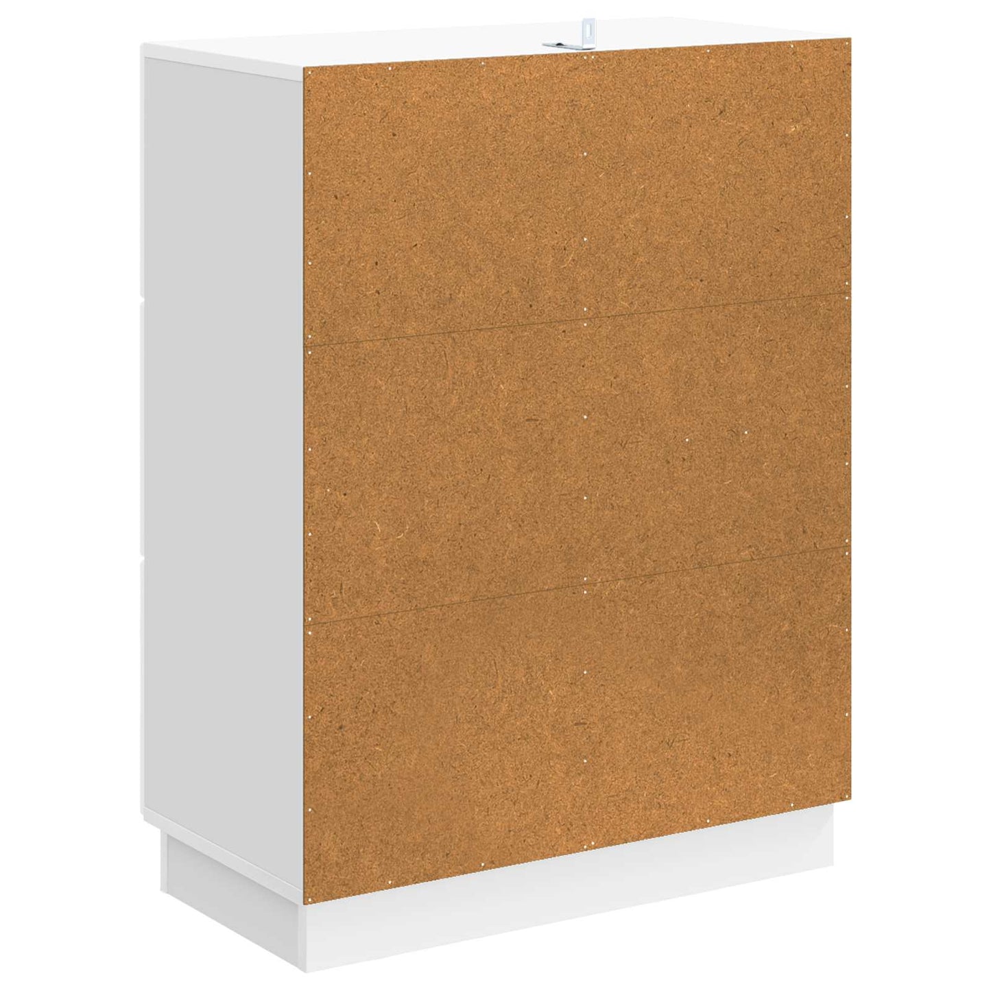 Sideboard High Gloss White 66 x 34.5 x 87 cm Engineered Wood