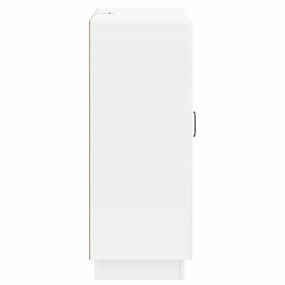 Sideboard High Gloss White 66 x 34.5 x 87 cm Engineered Wood