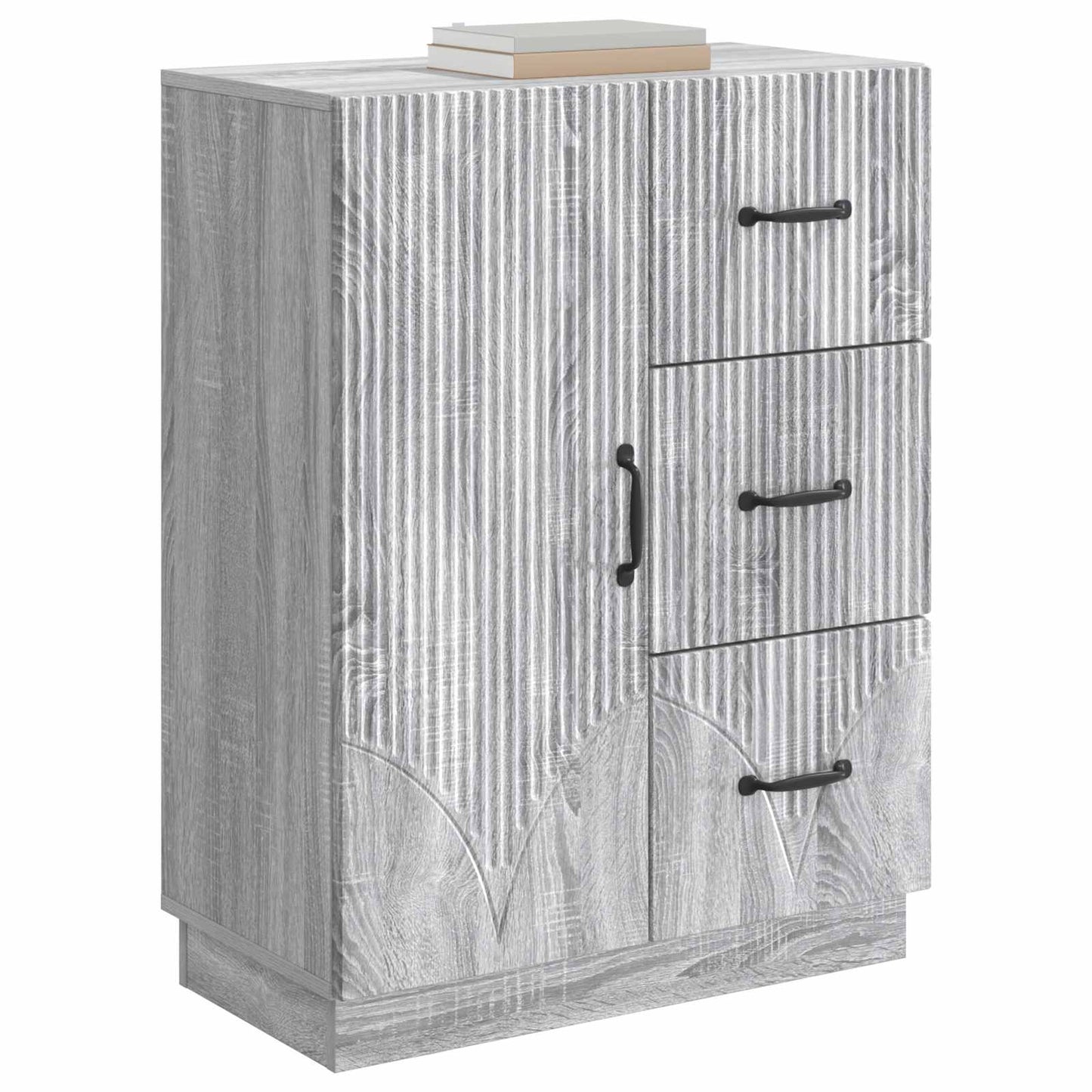 Sideboard Grey Sonoma 66 x 34.5 x 87 cm Engineered Wood