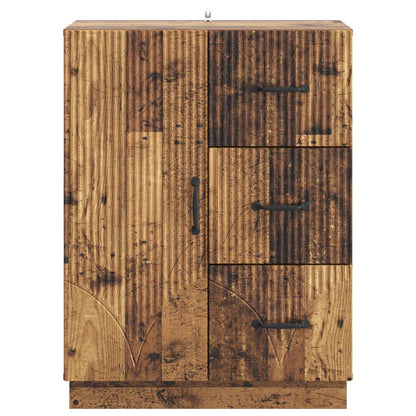 Sideboard Old Wood 66 x 34.5 x 87 cm Engineered Wood