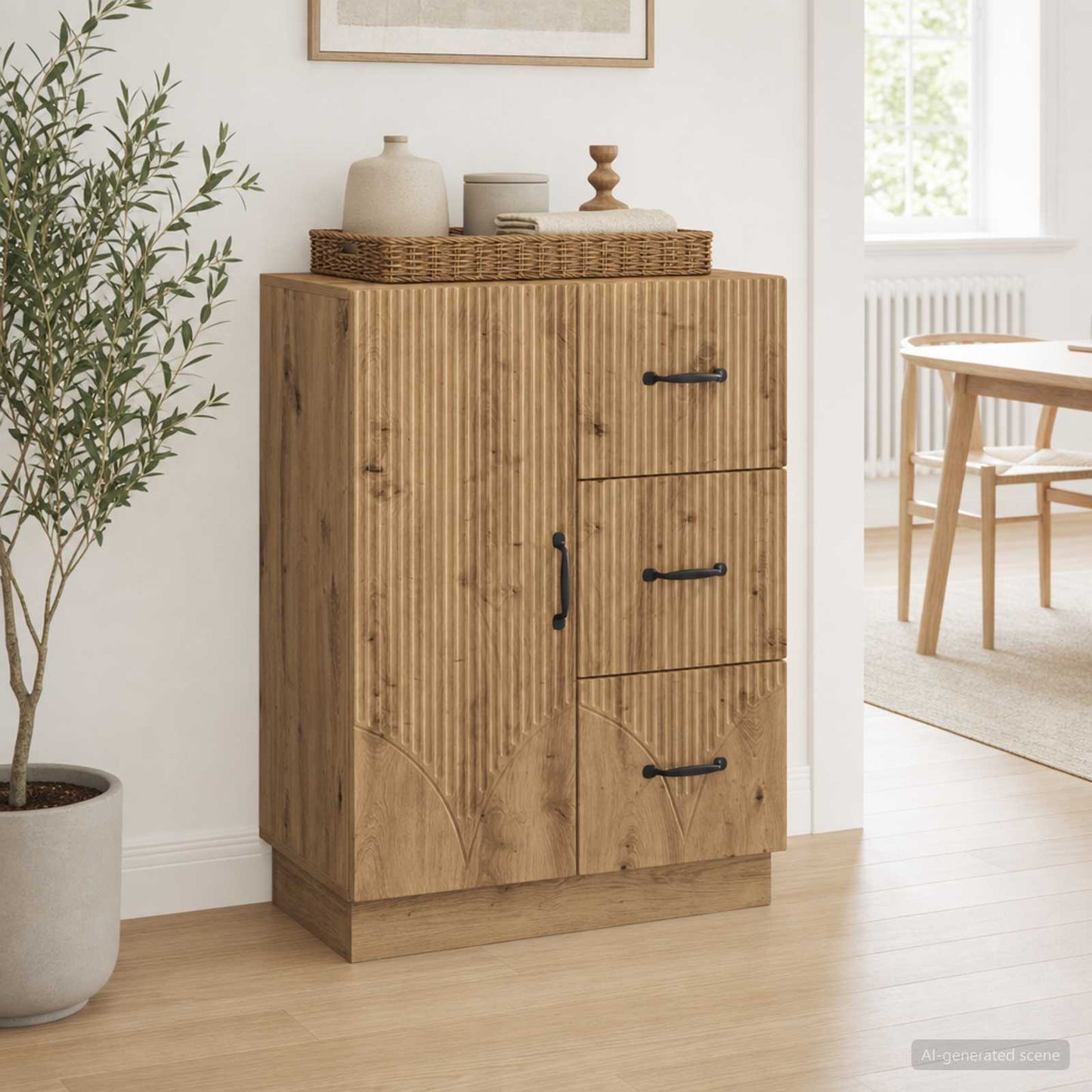 Sideboard Artisan Oak 66 x 34.5 x 87 cm Engineered Wood