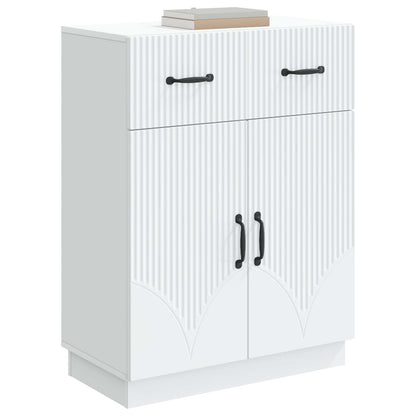 Sideboard with Drawer White 66 x 34.5 x 87 cm Engineered Wood