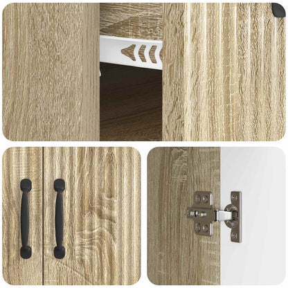 Sideboard Sonoma Oak 66 x 34.5 x 87 cm Engineered Wood