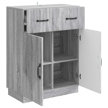 Sideboard Grey Sonoma 66 x 34.5 x 87 cm Engineered Wood