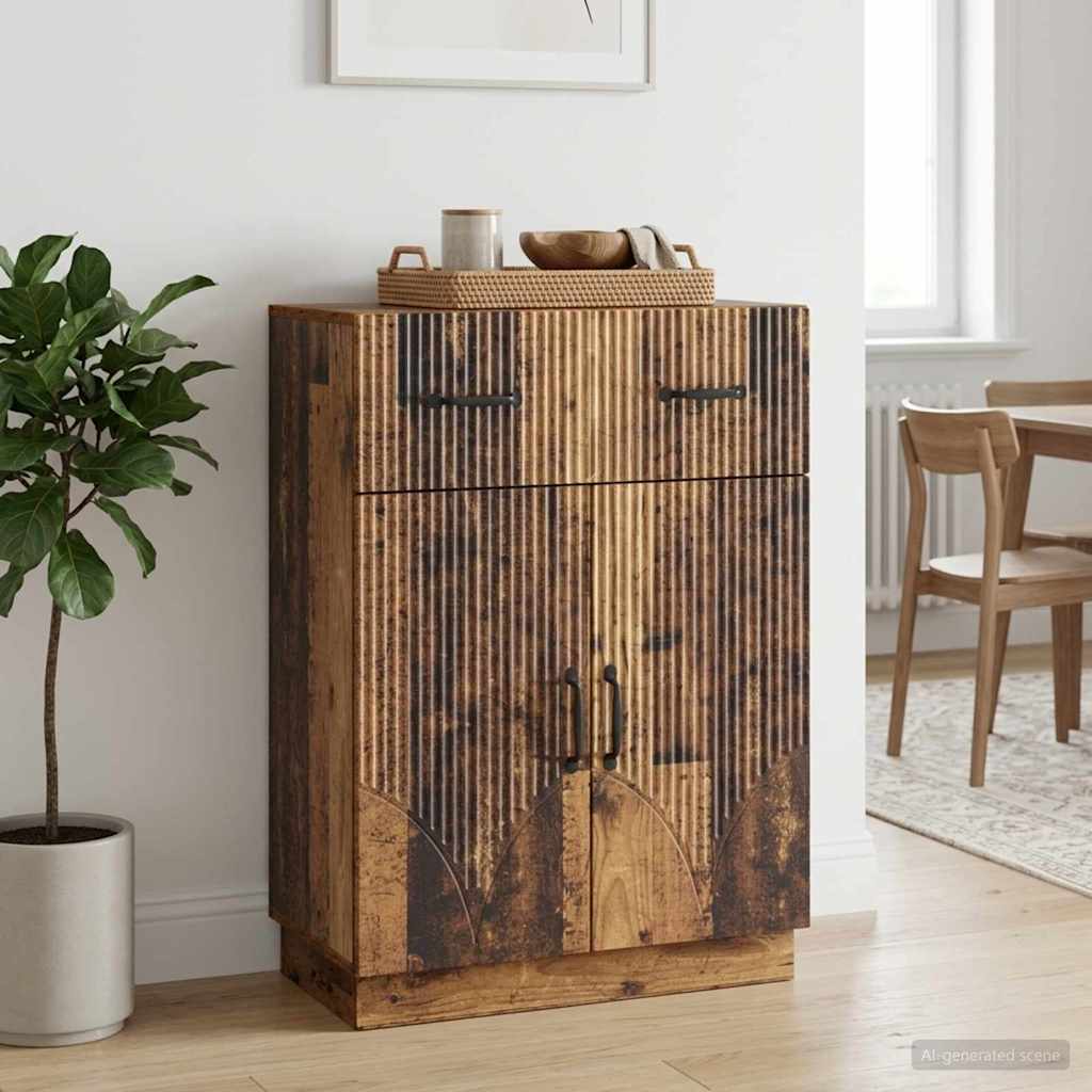 Sideboard Old Wood 66 x 34.5 x 87 cm Engineered Wood
