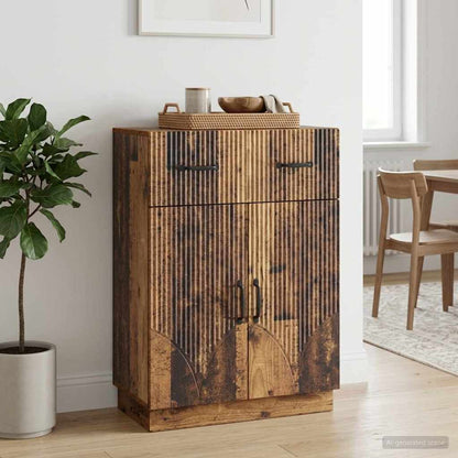 Sideboard Old Wood 66 x 34.5 x 87 cm Engineered Wood