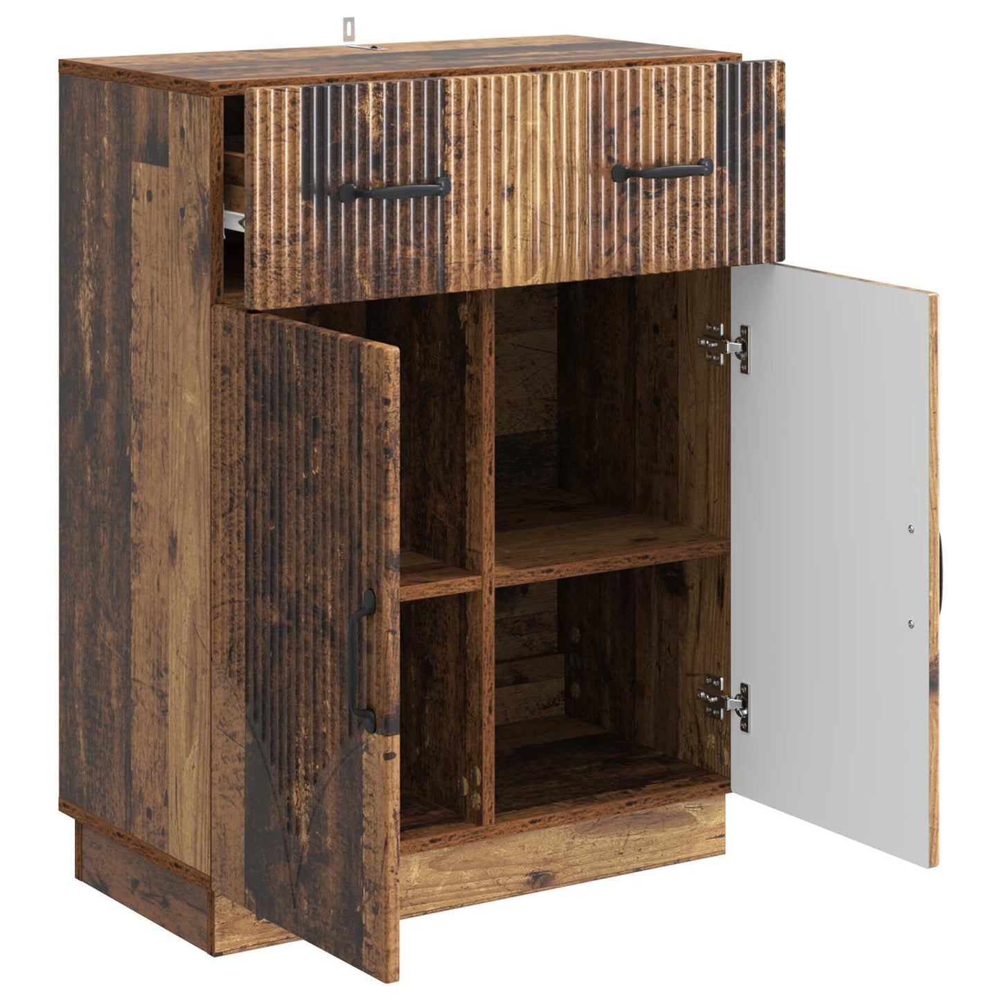 Sideboard Old Wood 66 x 34.5 x 87 cm Engineered Wood