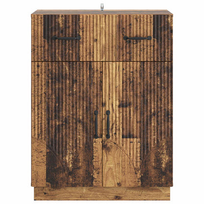 Sideboard Old Wood 66 x 34.5 x 87 cm Engineered Wood