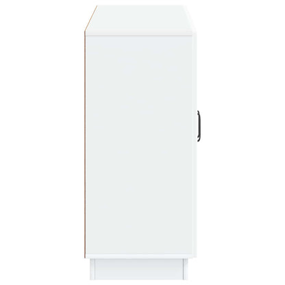 Sideboard White 89 x 34.5 x 77 cm Engineered Wood
