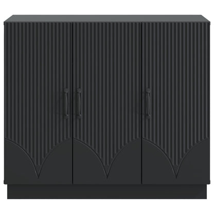 Sideboard Black 89 x 34.5 x 77 cm Engineered Wood