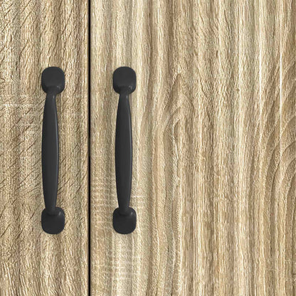 Sideboard Sonoma Oak 89 x 34.5 x 77 cm Engineered Wood
