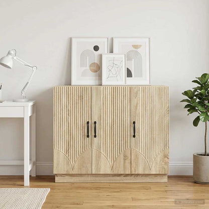Sideboard Sonoma Oak 89 x 34.5 x 77 cm Engineered Wood