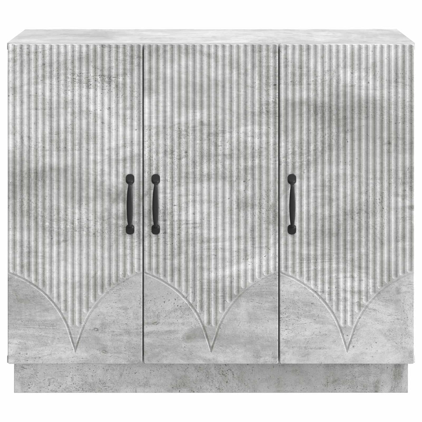 Sideboard Concrete Grey 89 x 34.5 x 77 cm Engineered Wood