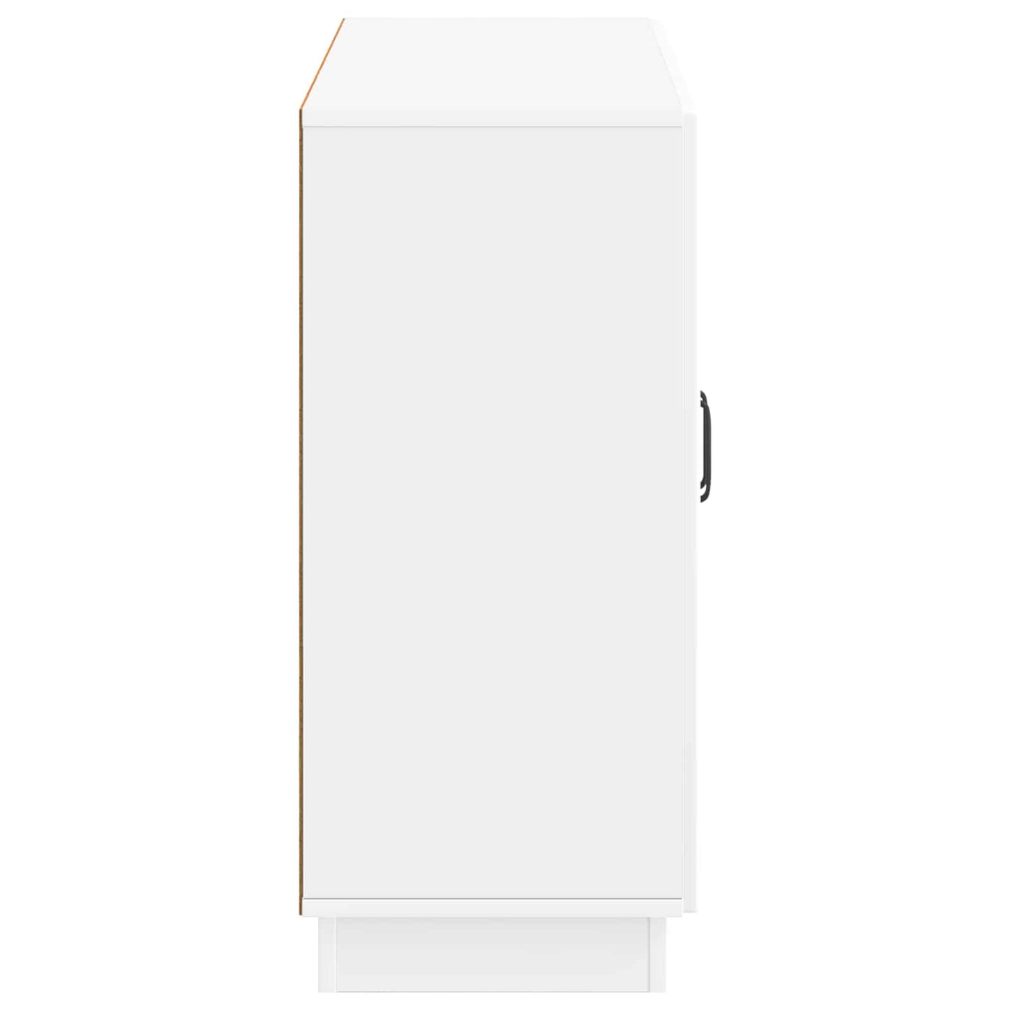 Sideboard High Gloss White 89 x 34.5 x 77 cm Engineered Wood