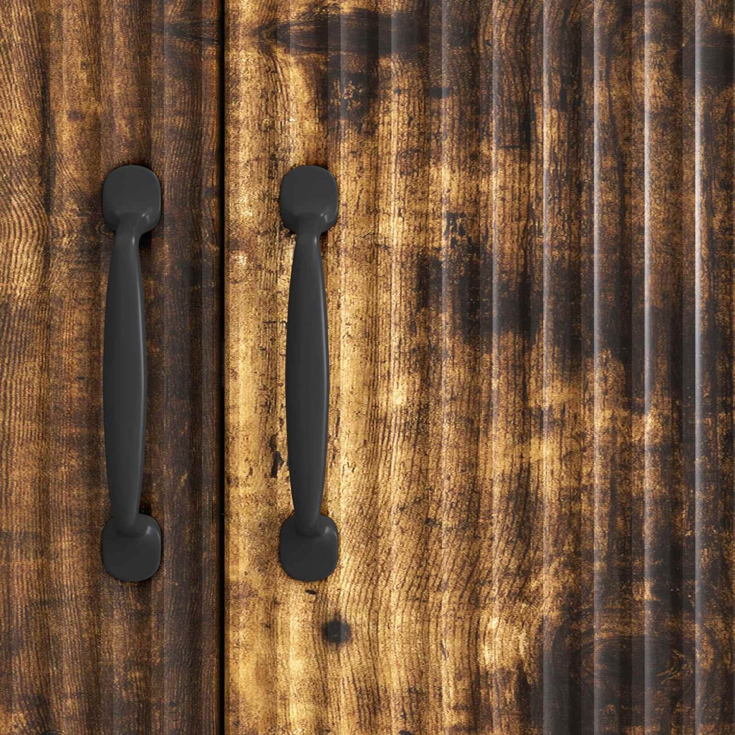 Sideboard Smoked Oak 89 x 34.5 x 77 cm Engineered Wood