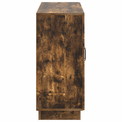 Sideboard Smoked Oak 89 x 34.5 x 77 cm Engineered Wood