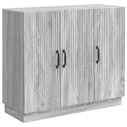 Sideboard Grey Sonoma 89 x 34.5 x 77 cm Engineered Wood