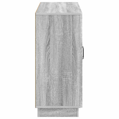 Sideboard Grey Sonoma 89 x 34.5 x 77 cm Engineered Wood