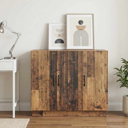 Sideboard Old Wood 89 x 34.5 x 77 cm Engineered Wood