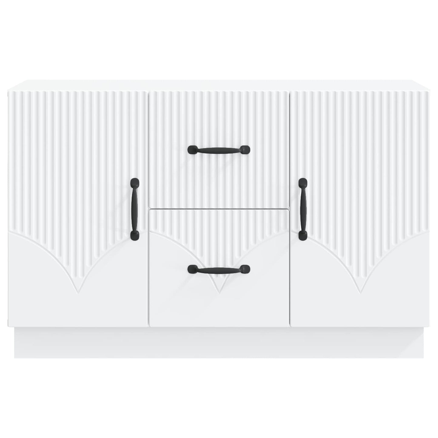 Sideboard with Drawer White 89 x 34.5 x 57 cm Engineered Wood